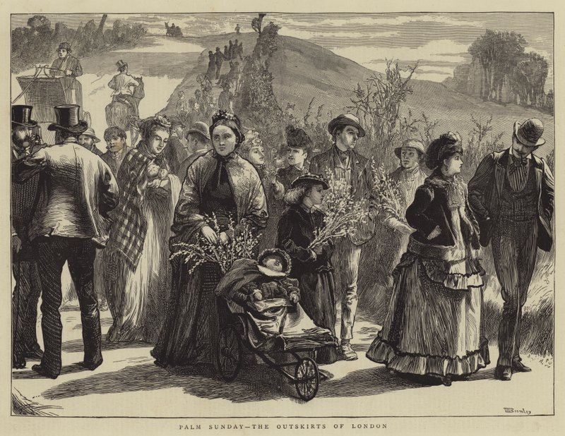 Domingo de Ramos, nos subúrbios de Londres de William III Bromley