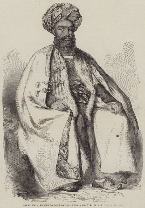 Osman Khan, Wuzeer para Shah Soojah de William Carpenter