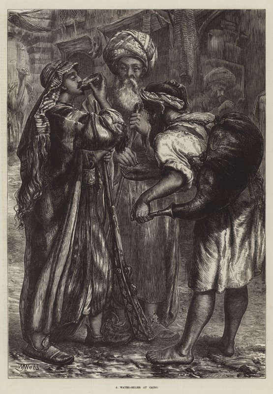 Um vendedor de água no Cairo de William J. Webbe or Webb