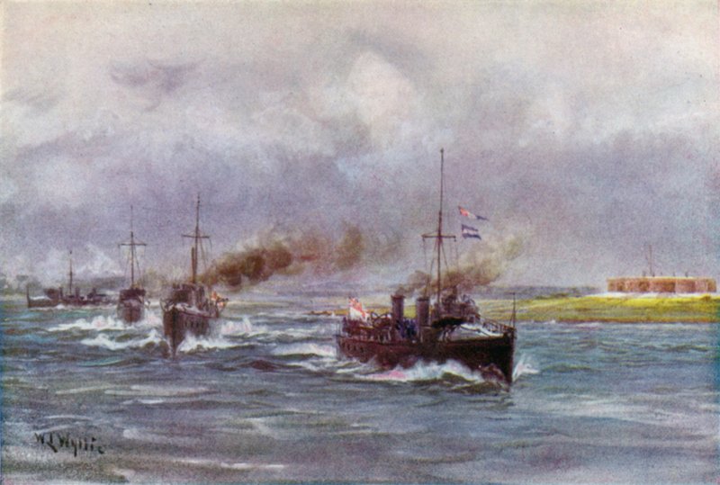 Early "30 Knot" destroyers de William Lionel Wyllie