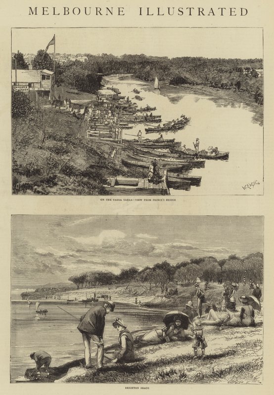 Melbourne ilustrado de William Lionel Wyllie