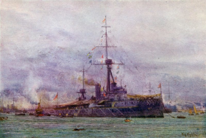 O "Dreadnought", 1906 de William Lionel Wyllie
