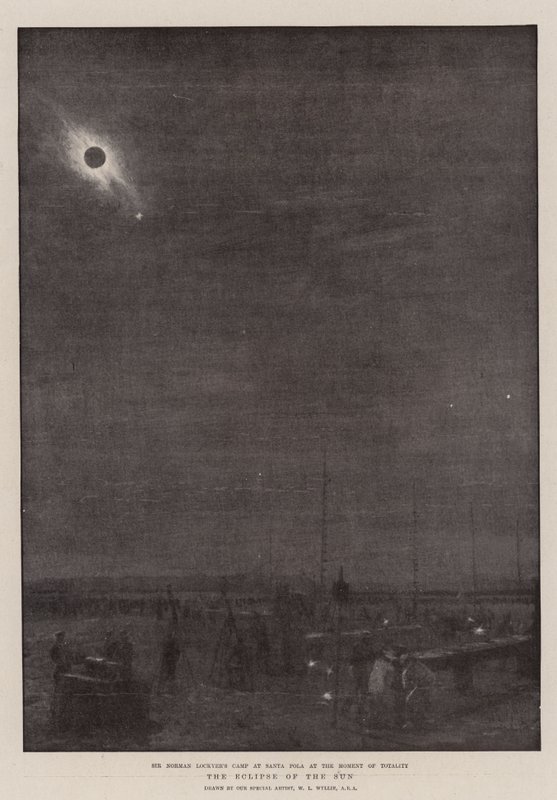 O Eclipse do Sol de William Lionel Wyllie