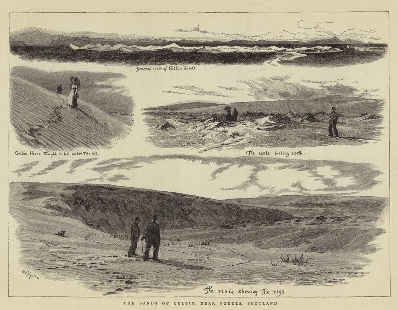 As areias de Culbin, perto de Forres, na Escócia de William Lionel Wyllie