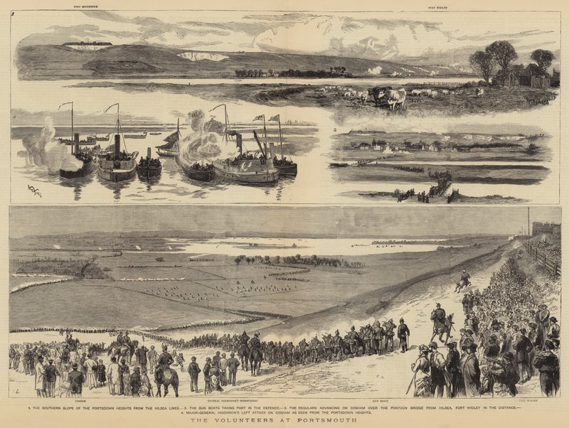 Os voluntários em Portsmouth de William Lionel Wyllie