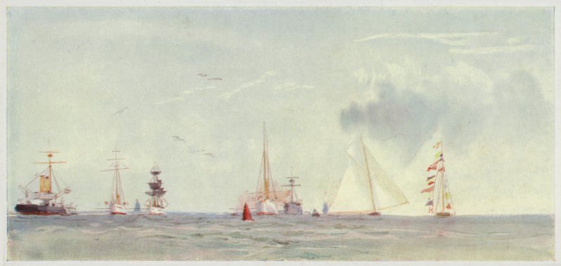 Cowes Roads, Regatta Time de William Lionel Wyllie