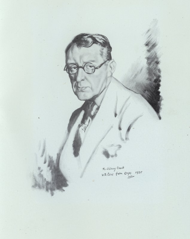 Sidney Dark, escritor inglês, 1925 de William Orpen