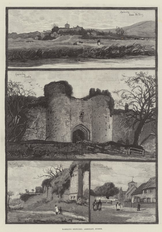 Esboços desconexos, Amberley, Sussex de William Rainey