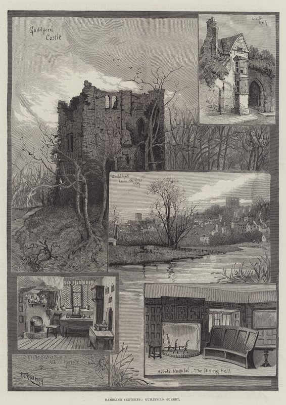 Rambling Sketches, Guildford, Surrey de William Rainey
