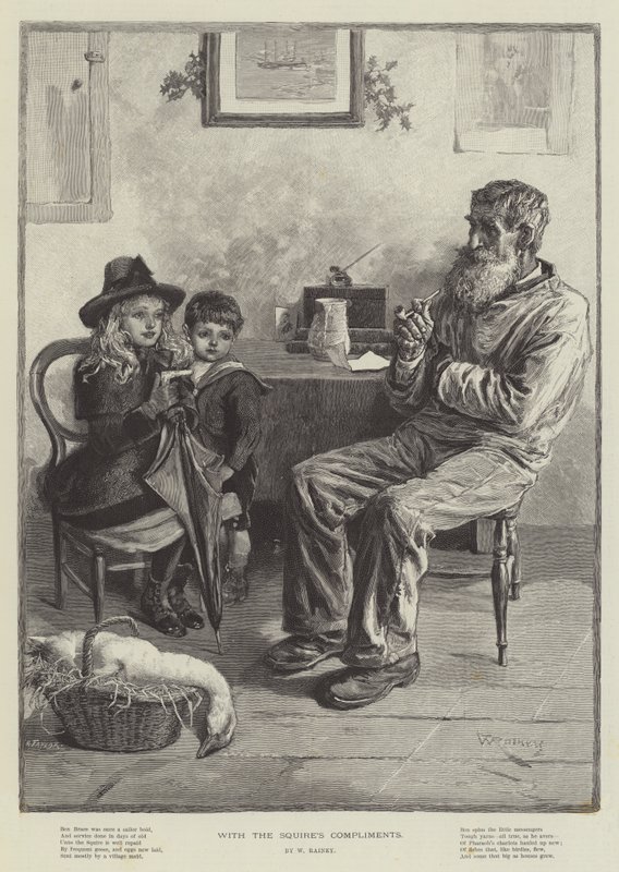 Com os cumprimentos do escudeiro de William Rainey