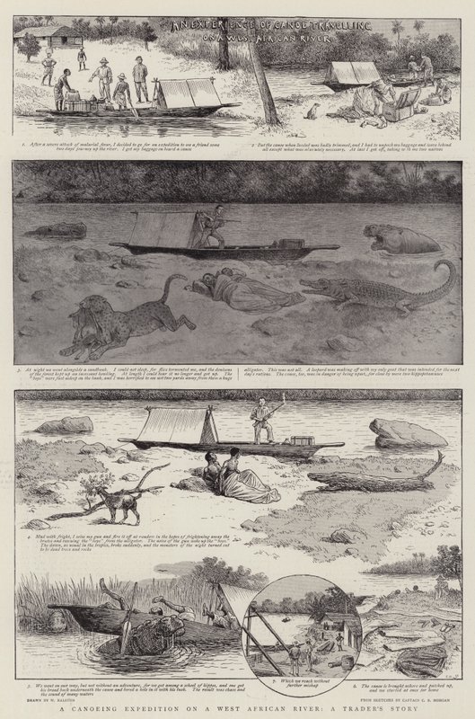Uma expedição de canoagem em um rio da África Ocidental, uma história de comerciante de William Ralston