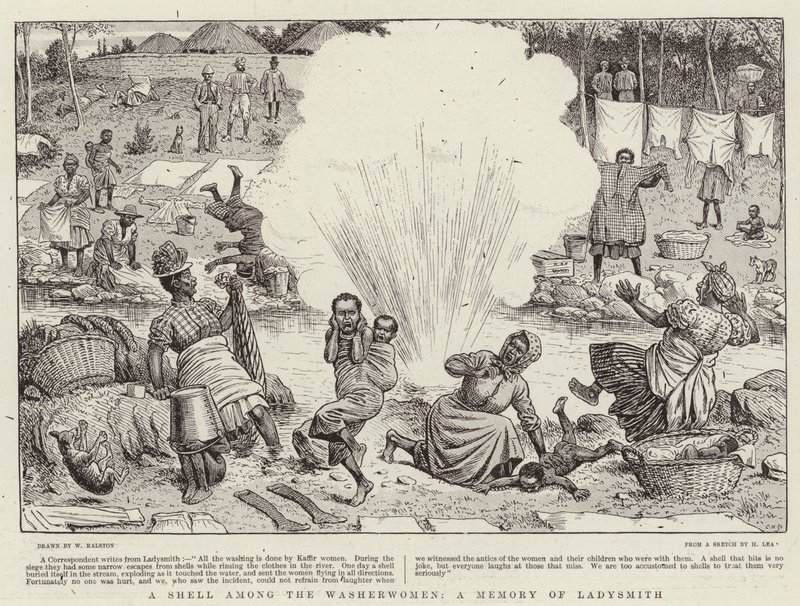 Uma concha entre as lavadeiras, uma memória de Ladysmith de William Ralston