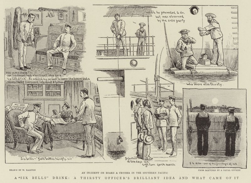 A Six Bells Drink, a Brilhante Idéia de um Oficial Sedento e o que aconteceu de William Ralston