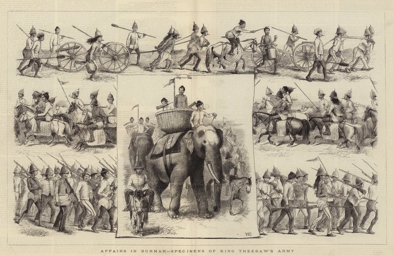 Em Burmah, Specimens of King Theebaw&39;s Army de William Ralston