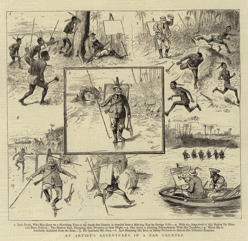 Aventuras de um artista em um país longínquo de William Ralston