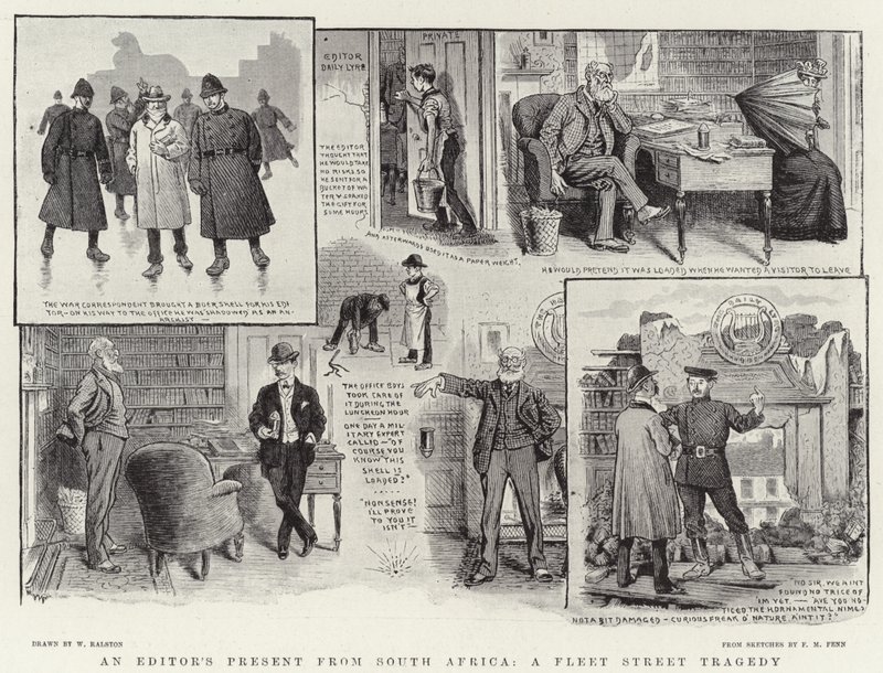 Um presente do editor da África do Sul, uma tragédia da Fleet Street de William Ralston