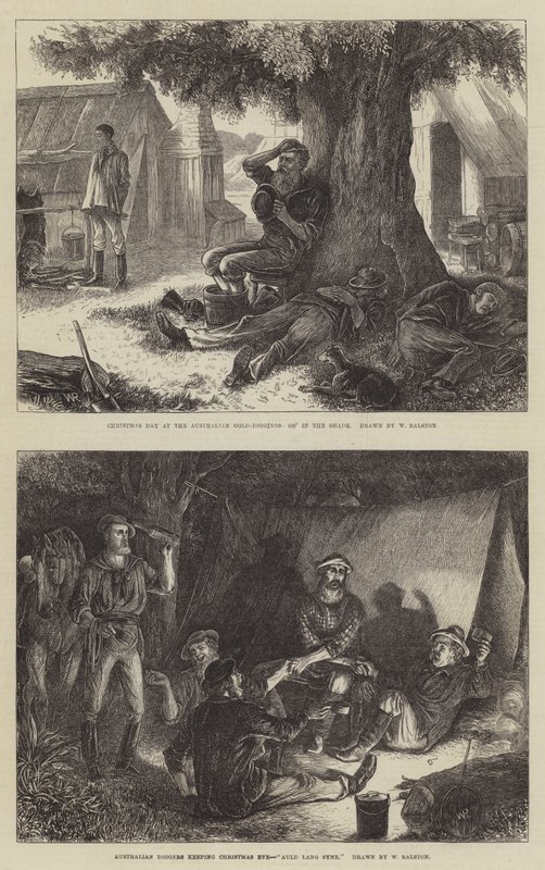 Escavações de ouro australianas de William Ralston
