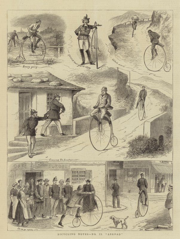 Notas de bicicleta, não II, no exterior de William Ralston