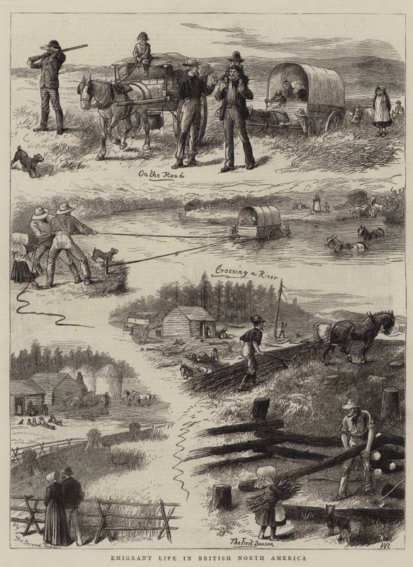 Vida Emigrante na América do Norte Britânica de William Ralston