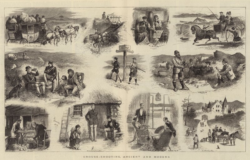Grouse-Shooting, antigo e moderno de William Ralston