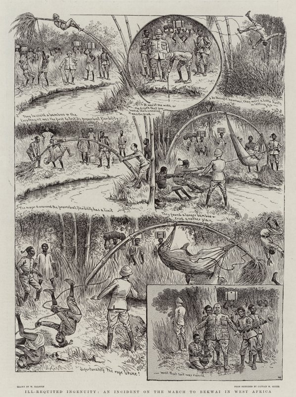 Engenho mal-solicitado, um incidente na marcha de Bekwai na África Ocidental de William Ralston