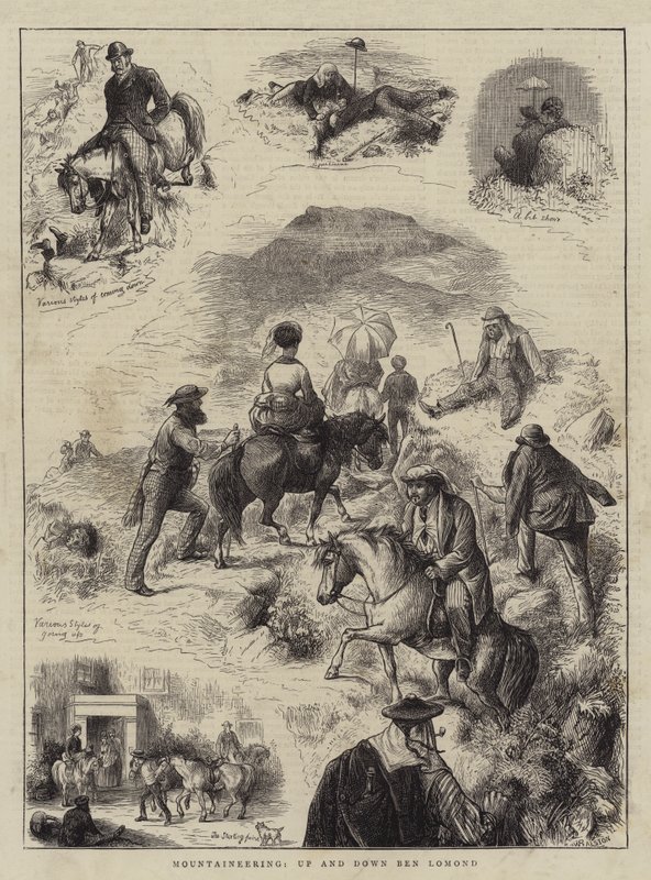 Montanhismo, subindo e descendo Ben Lomond de William Ralston