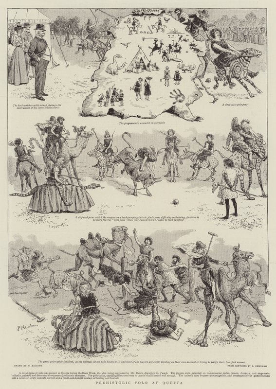 Polo pré-histórico em Quetta de William Ralston