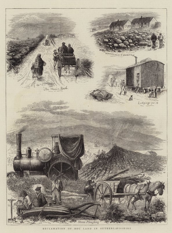 Reclamação da Terra do Pântano em Sutherlandshire de William Ralston