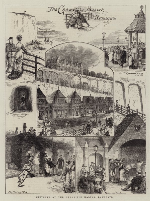 Esboços na Marina de Granville, Ramsgate de William Ralston