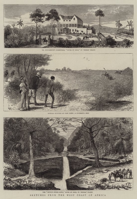 Esboços da costa oeste da África de William Ralston