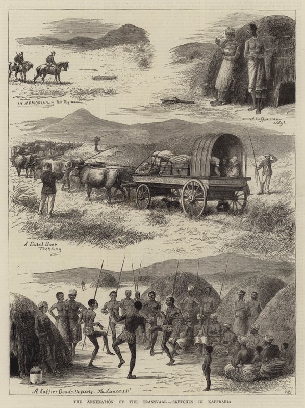 A Anexação do Transvaal, Sketches in Kaffraria de William Ralston