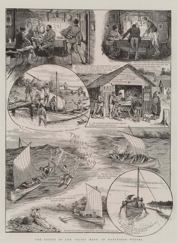 O cruzeiro da empregada obscura em águas de Manitoban de William Ralston
