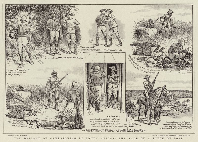O prazer de fazer campanha na África do Sul, o conto de um pedaço de sabão de William Ralston