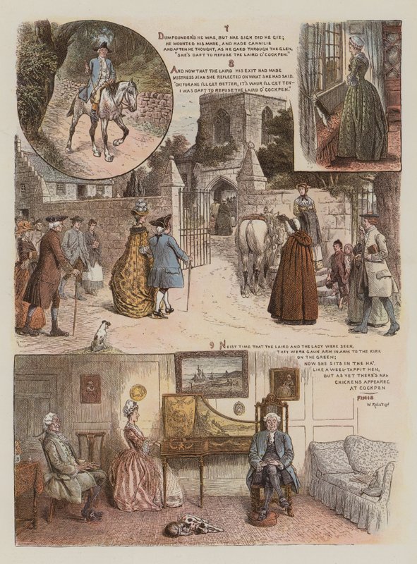 O Laird o &39;Cockpen (cromolitho) de William Ralston