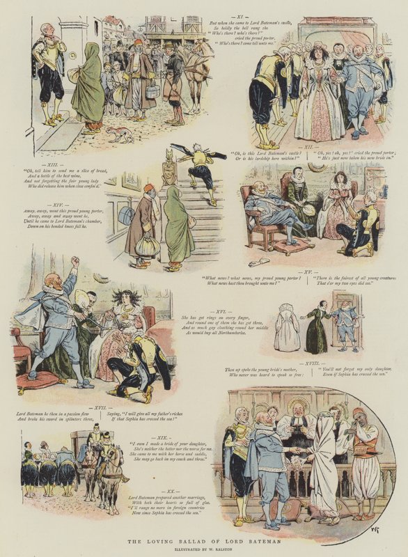 A balada amorosa do senhor Bateman (chromolitho) de William Ralston