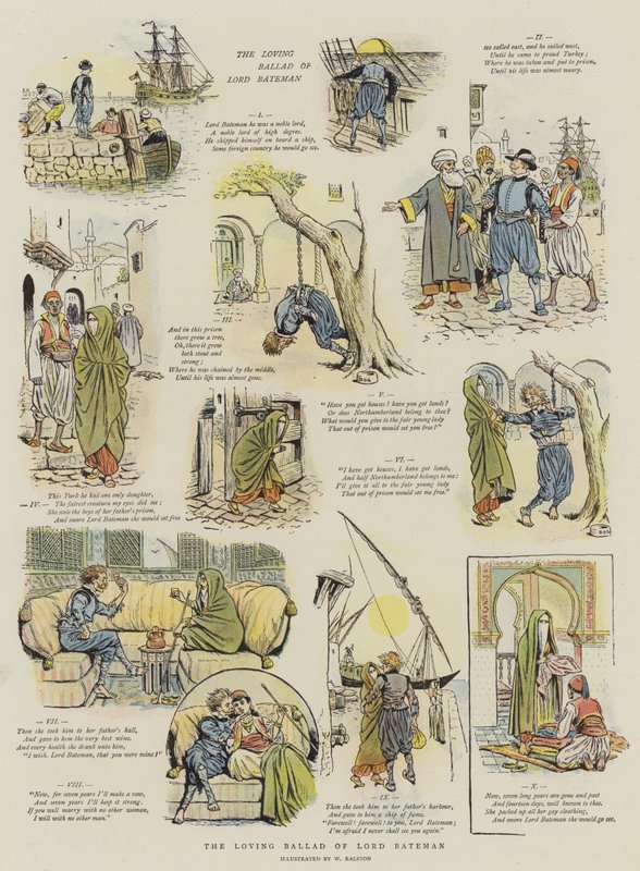 A balada amorosa do senhor Bateman (chromolitho) de William Ralston