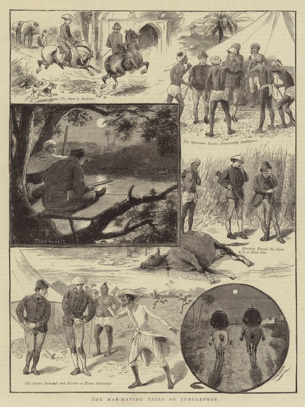 O tigre devorador de homens de Junglepoor de William Ralston
