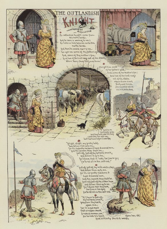 O cavaleiro estranho (cromolito) de William Ralston