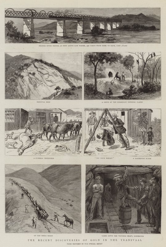 As recentes descobertas do ouro no Transvaal de William Ralston