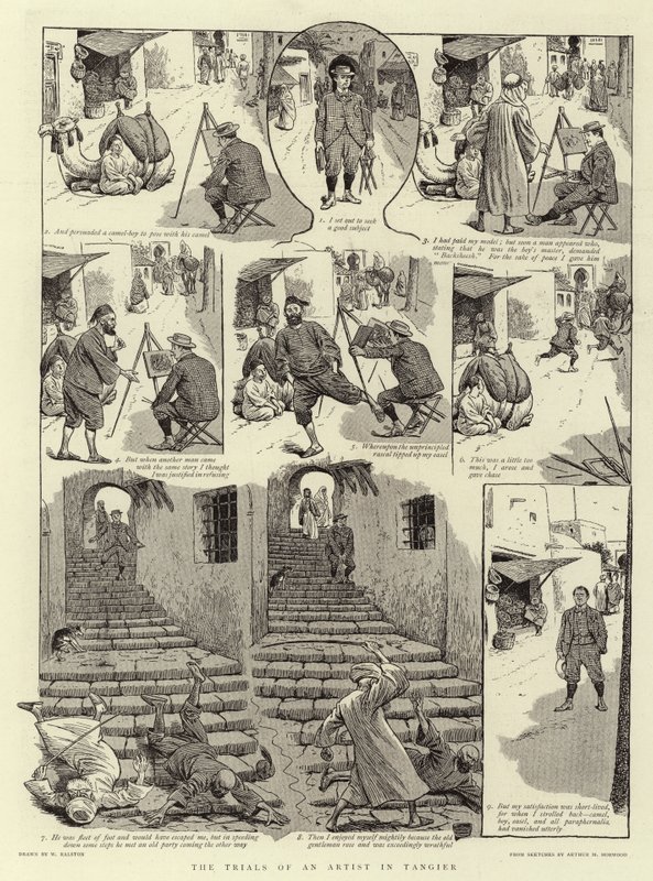 Os ensaios de um artista em Tânger de William Ralston