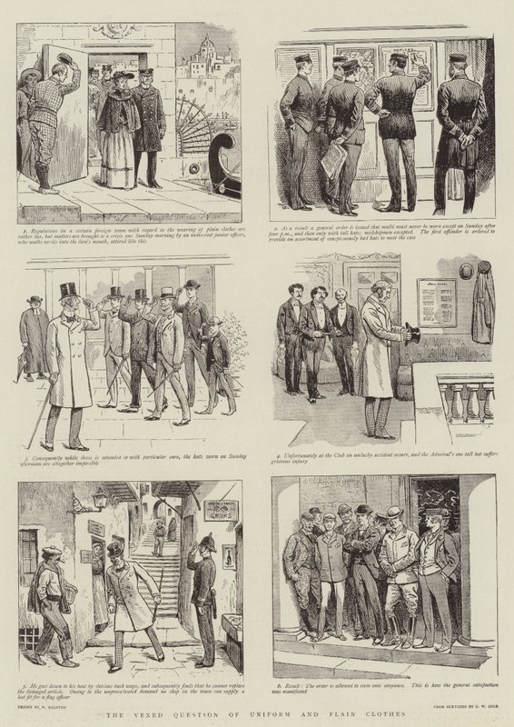 A questão complicada do uniforme e da roupa simples de William Ralston
