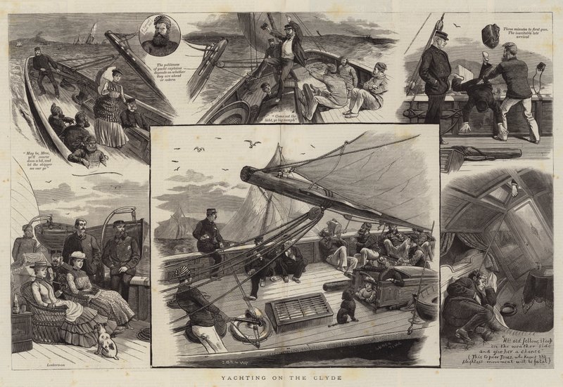 Yachting no Clyde de William Ralston
