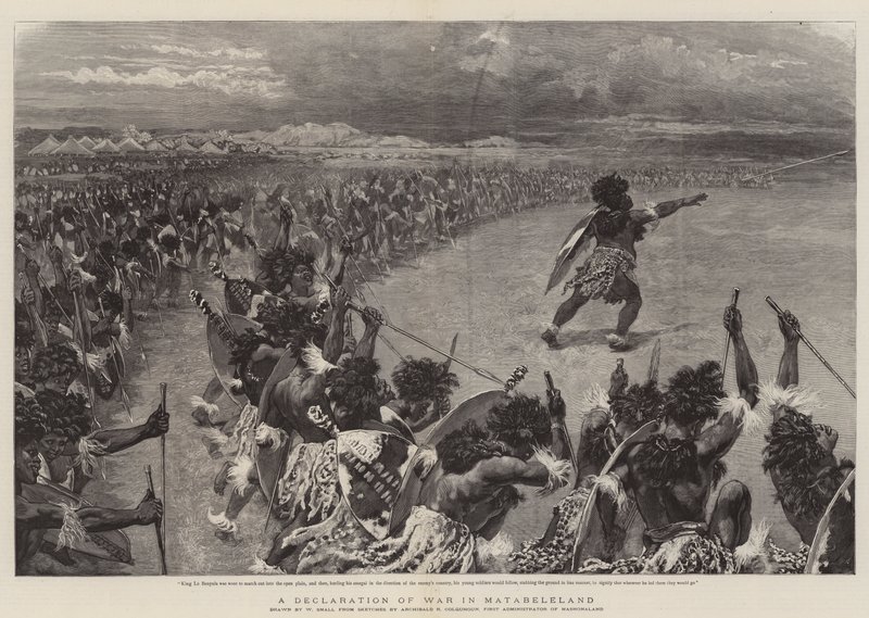 Uma declaração de guerra em Matabeleland de William Small