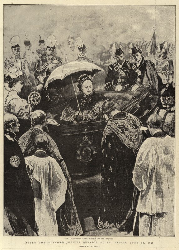 Após o serviço do Jubileu de Diamante na St. Paul&39;s, 22 de junho de 1897 de William Small