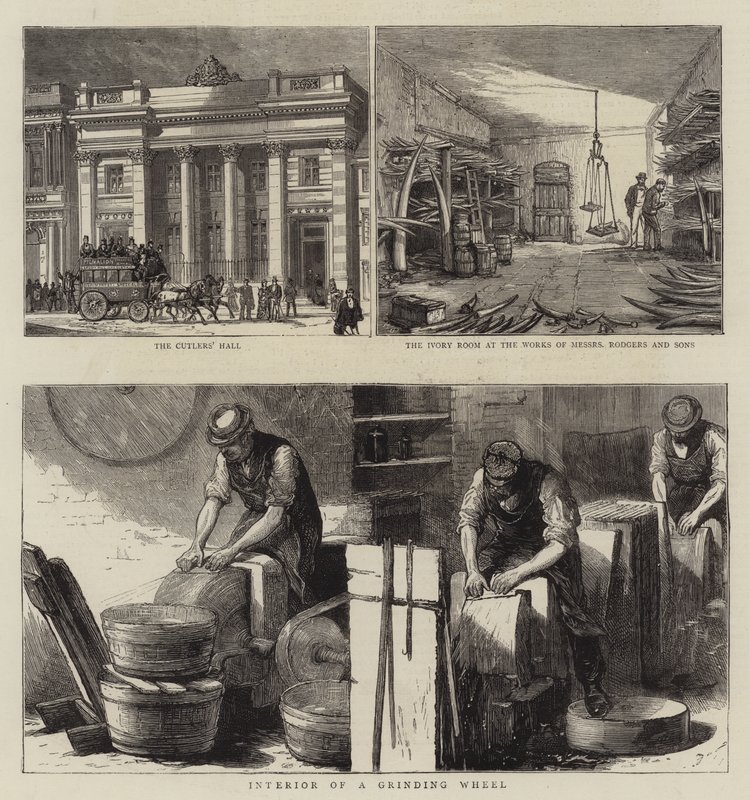 Edifícios e indústrias de Sheffield de William Small