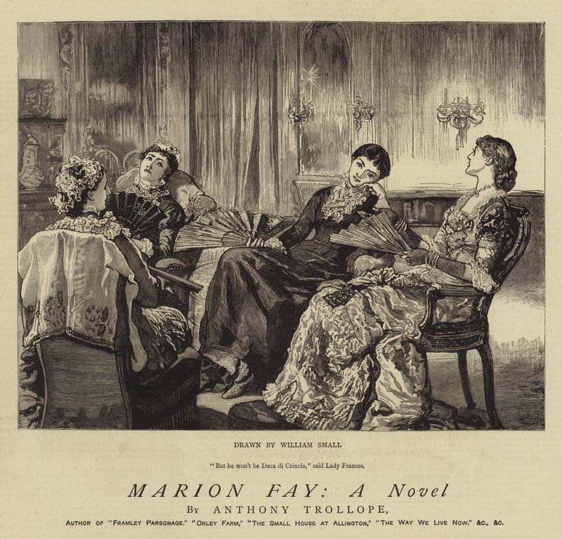 Marion Fay; Um romance de William Small