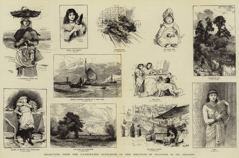 Seleções do Catálogo Ilustrado do Instituto de Pintores em Cores de Óleo de William Small