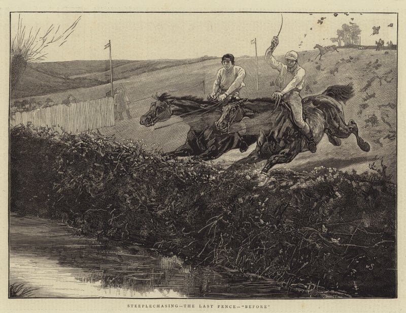 Steeplechasing, a última cerca, antes de William Small