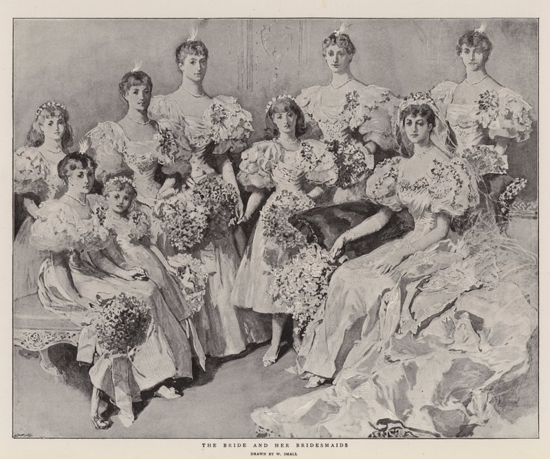 A noiva e suas damas de honra de William Small