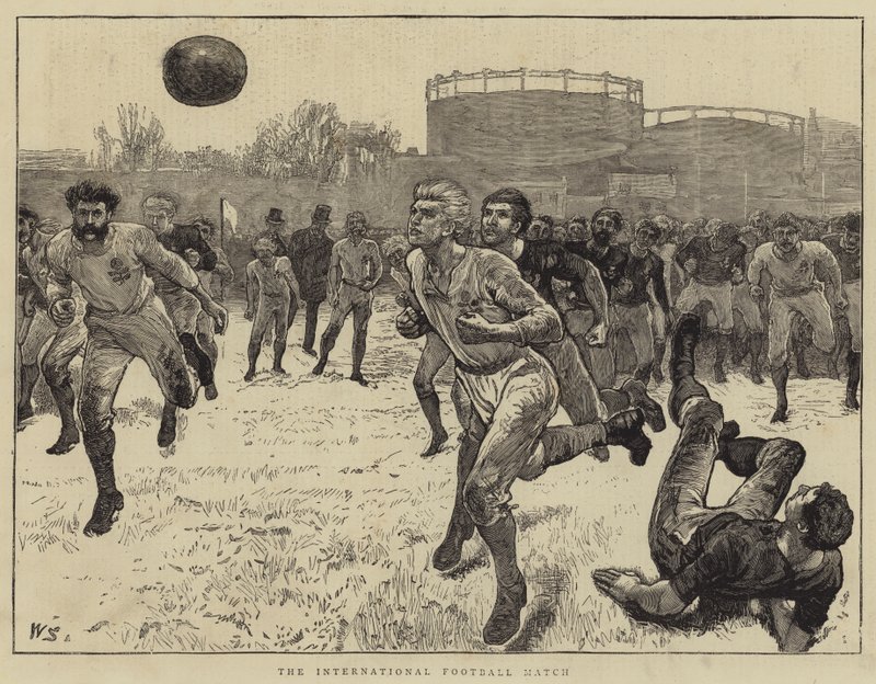 O jogo de futebol internacional de William Small